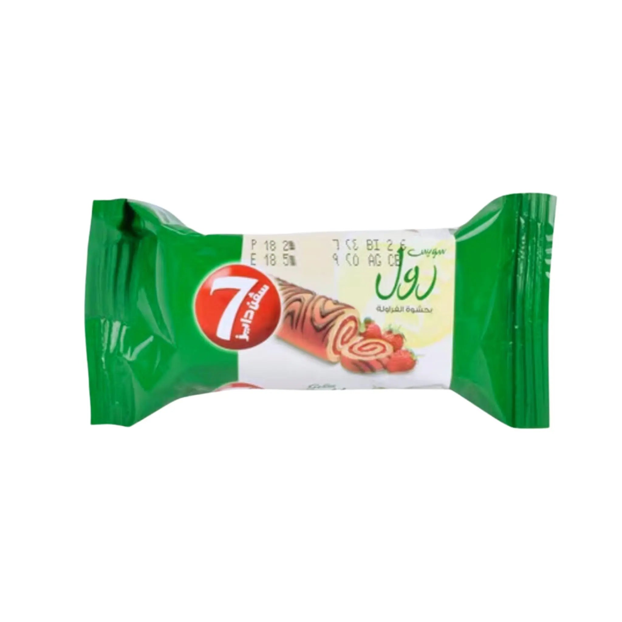 7Days Swiss Roll Mini Strawberry - 20gx12(x12) per carton Marino.AE